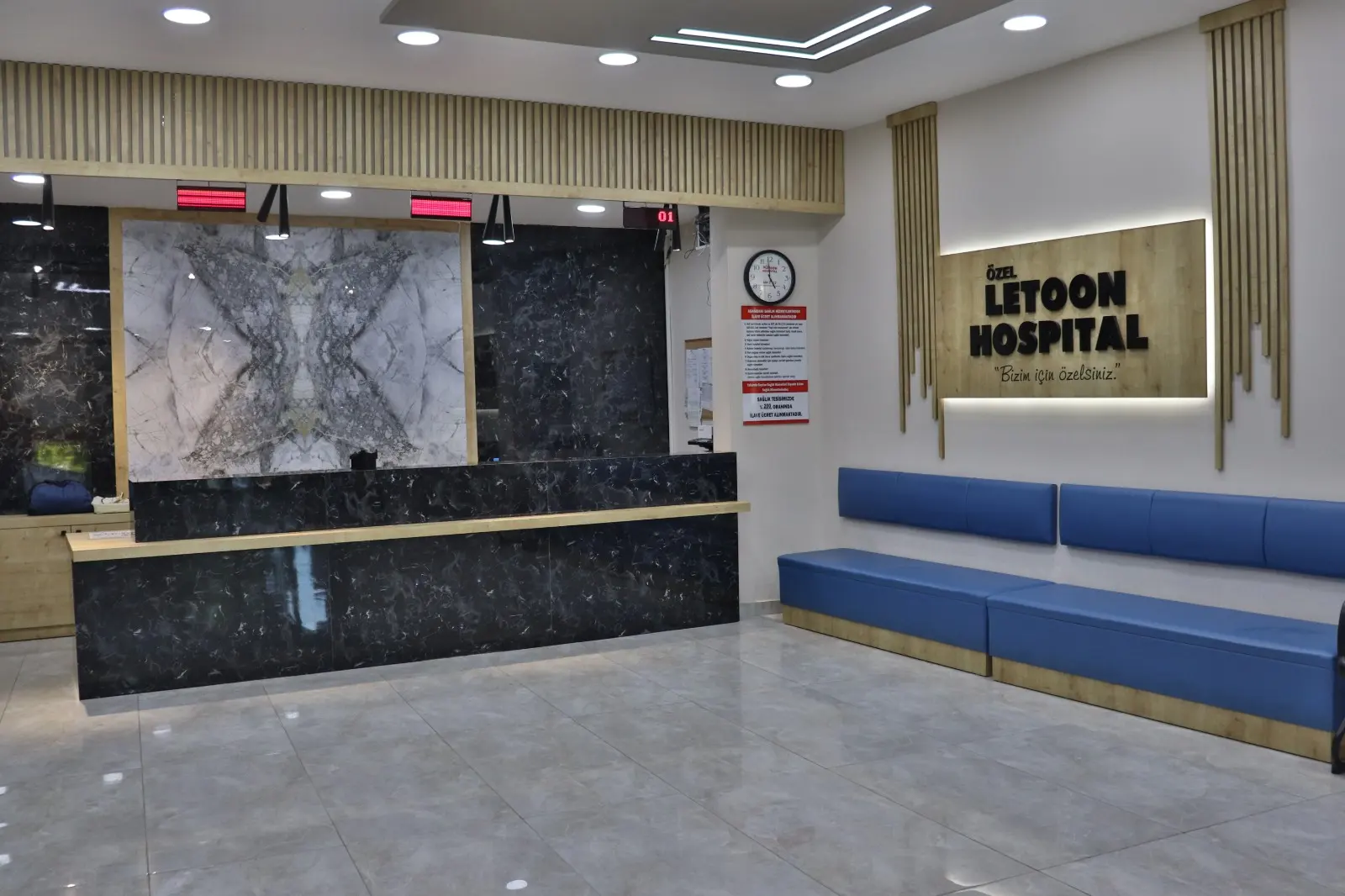 Clinic-provided photograph of Letoon Hospital