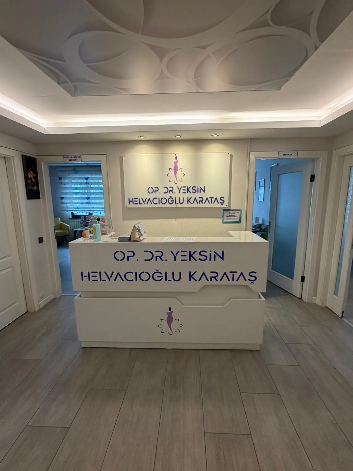 Clinic-provided photograph of Dr Yeksin Helvacıoğlu Karataş