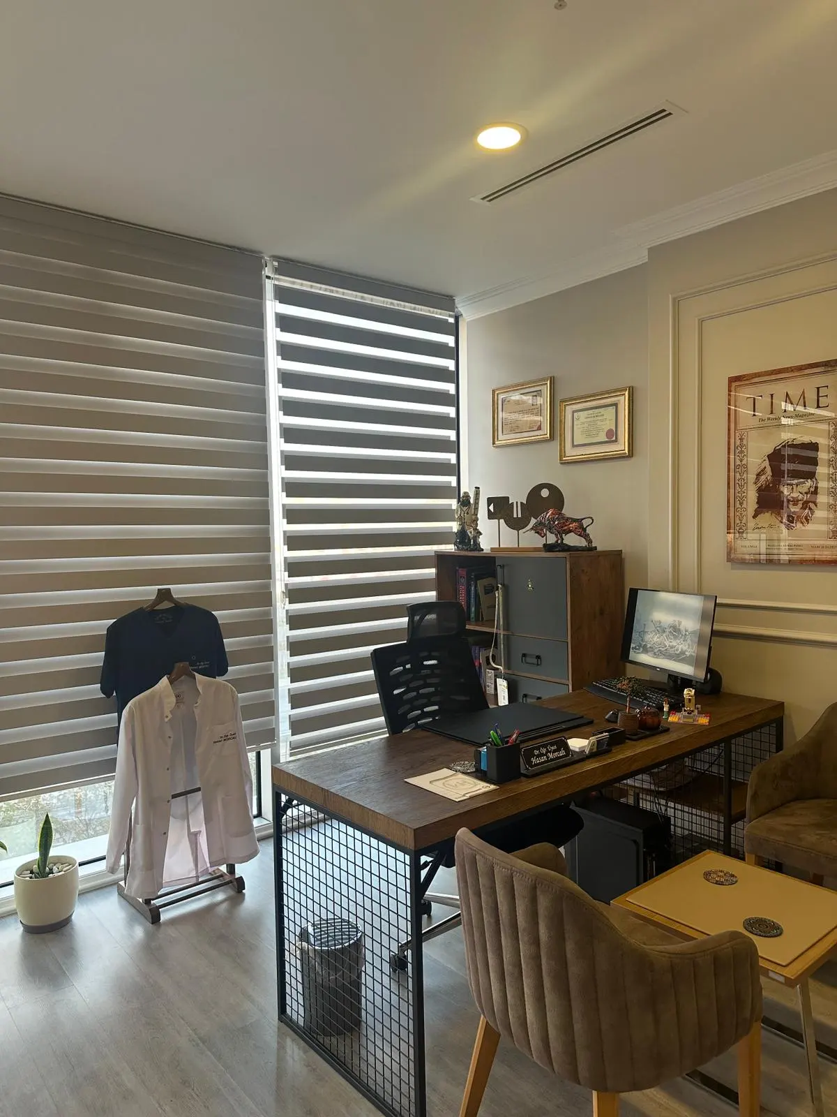 Clinic-provided photograph of Dr Hasan Morcalı
