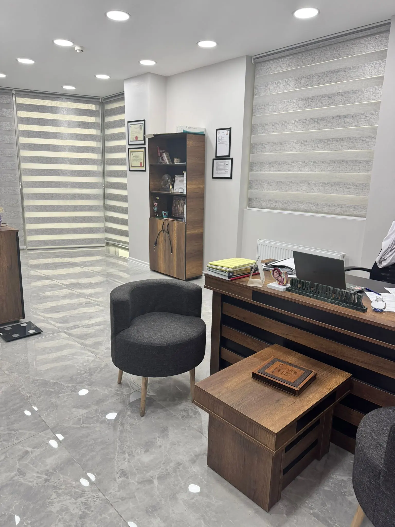 Clinic-provided photograph of Dr Jale Demir