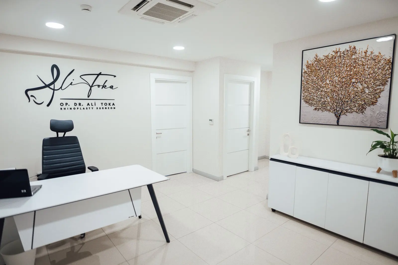 Clinic-provided photograph of Dr Ali Toka