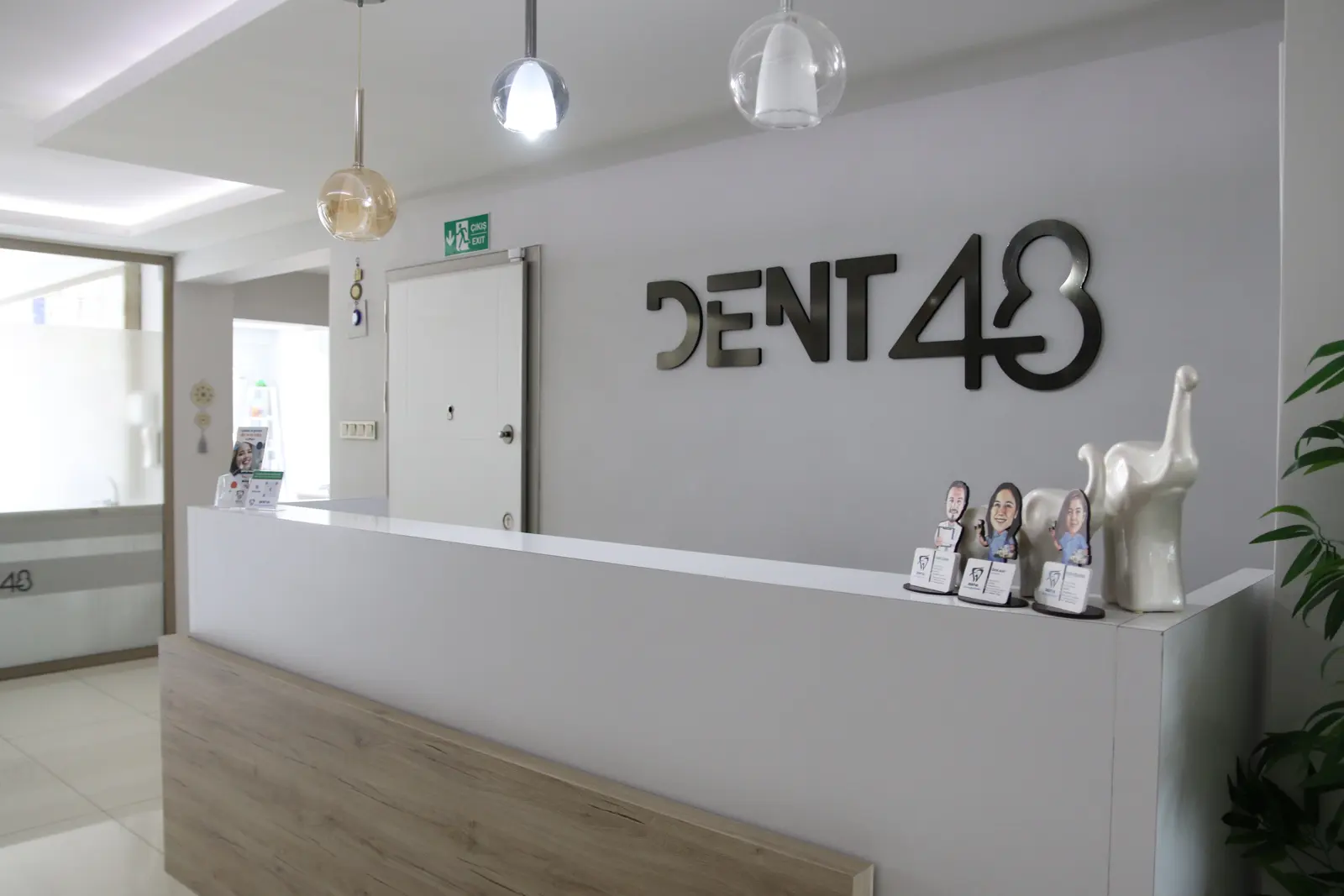 Clinic-provided photograph of Dent 48