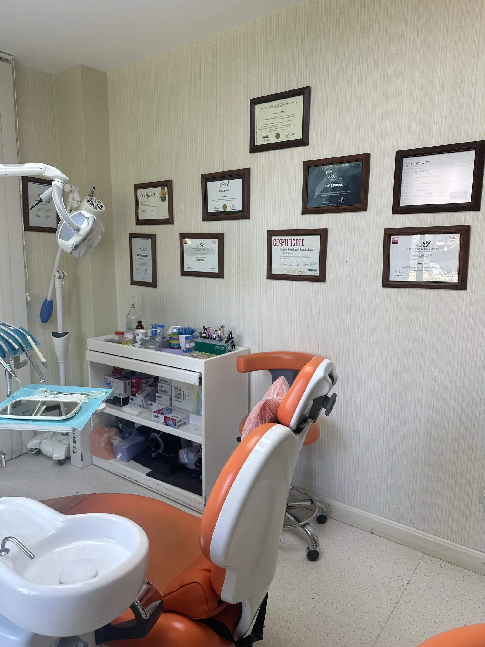 Clinic-provided photograph of Dr Emre Kural