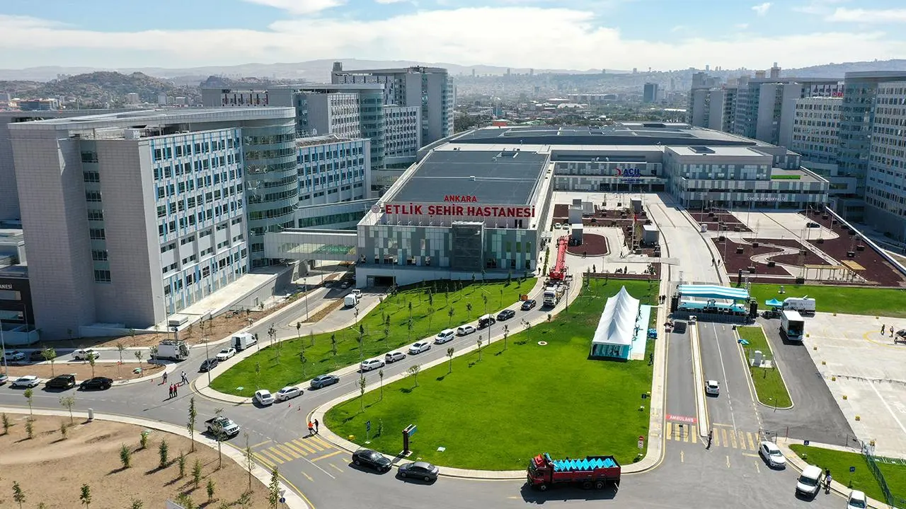 Clinic-provided photograph of Ankara Etlik City Hospital