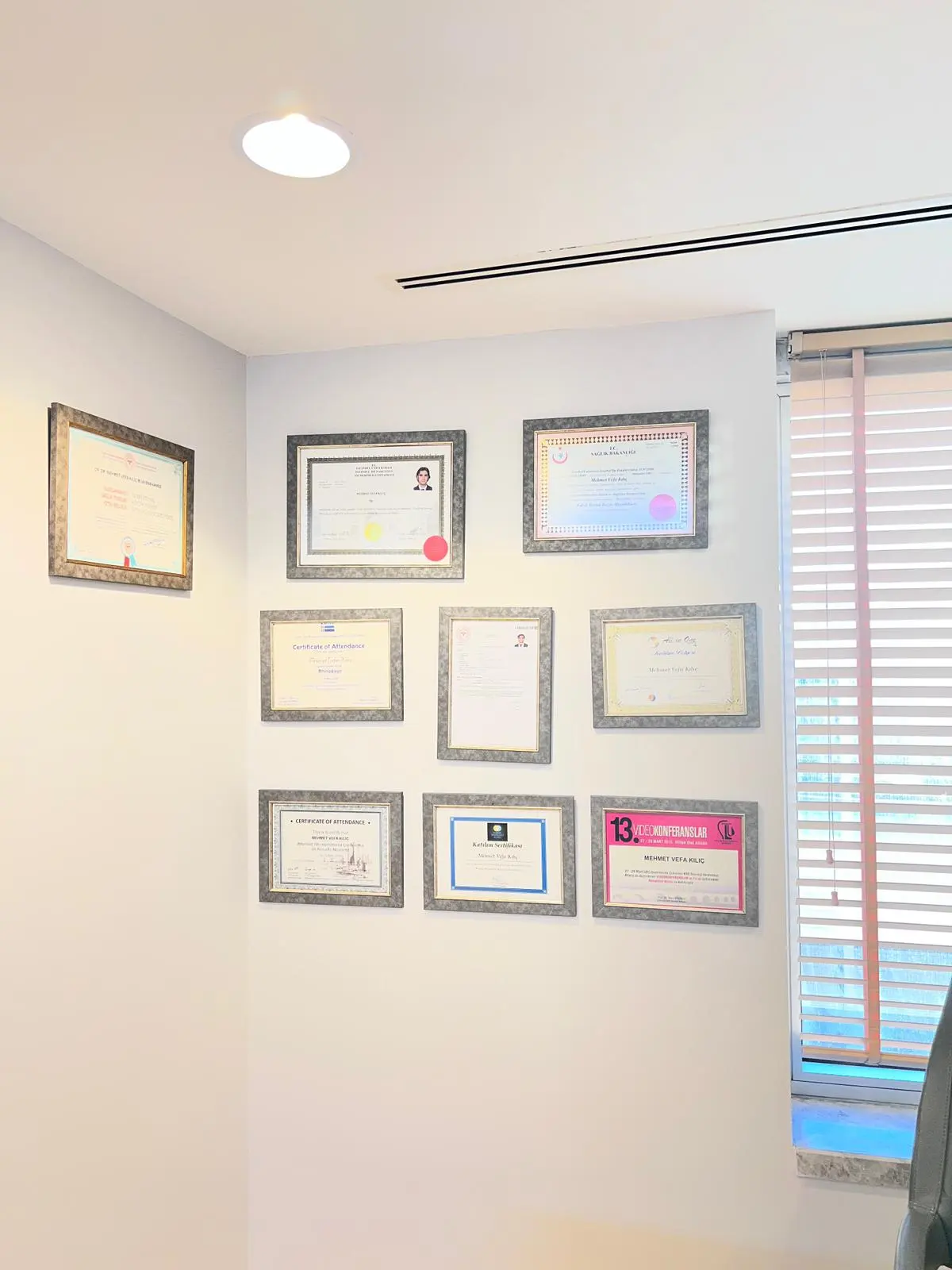 Clinic-provided photograph of Dr Mehmet Vefa Kılıç