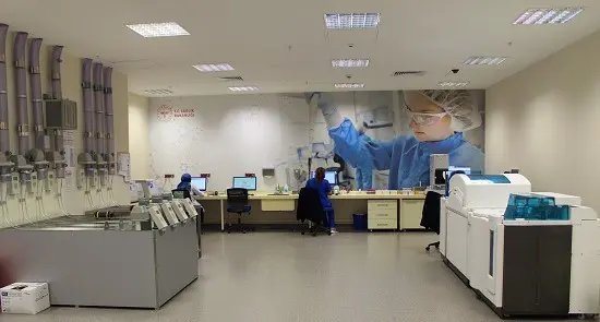 Clinic-provided photograph of Bursa City Hospital